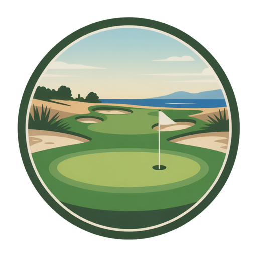 Coastal links golf badge